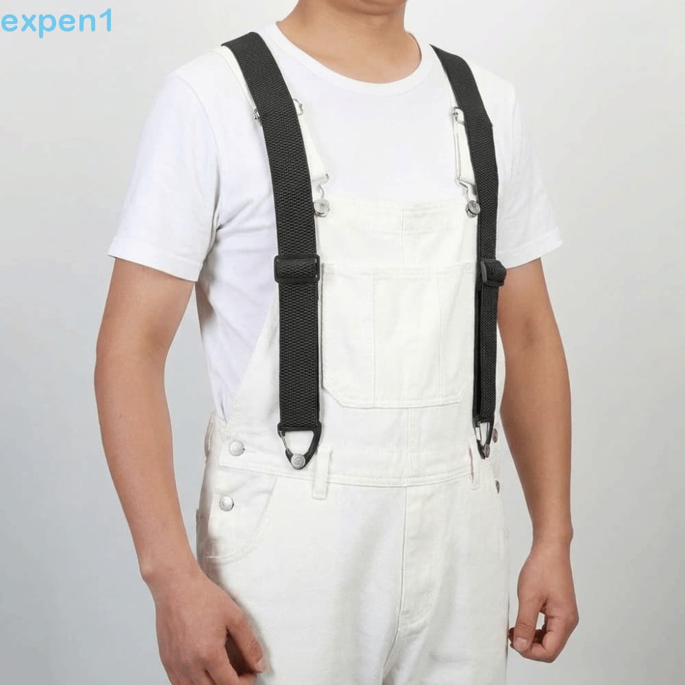 Suspensórios Tipo X EXPEN , De Trabalho Resistentes Antiderrapantes Elásticos Para Calças De 3.8 Cm De Largura