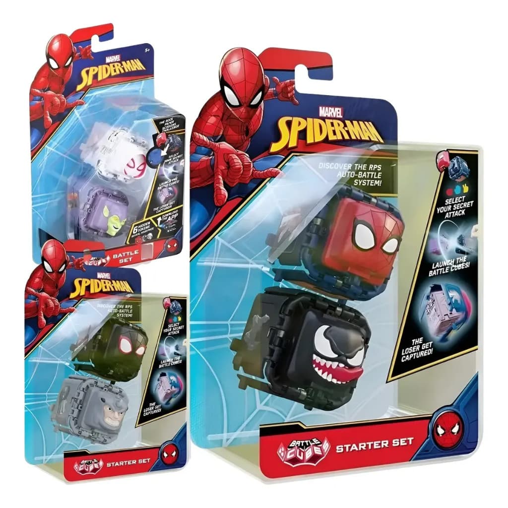Battle Cubes Marvel Homem-aranha Spiderman Jogo - Estrela