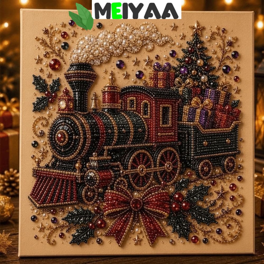 Kit De Pintura De Diamante MEIYAA , Conjunto De Arte De Atividades Relaxantes De Miçangas , Tema De Férias