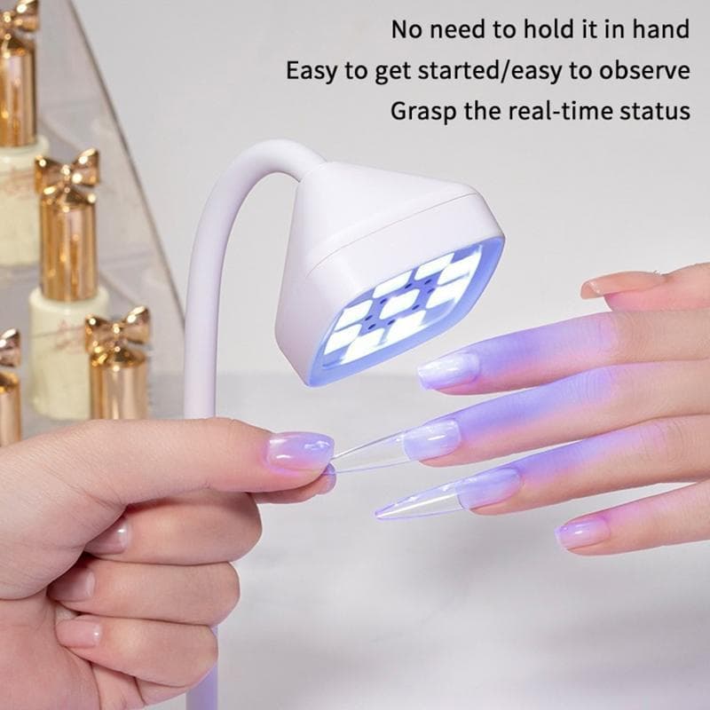 Secador De Unhas Sem Fio Flash Luz UV Lâmpada Led Para De Gel , Recarregável Mini Sol Do Prego Profissional