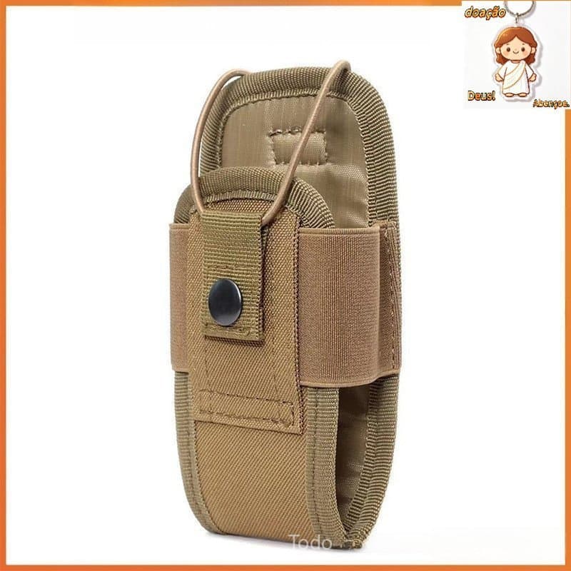 Phideon Bolsa Para Walkie Talkie De Rádio Bolso Portátil Suporte De Cintura 1000D , Coldre De Interfone Resistente Ao