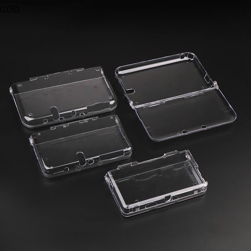 [QYA] Capa Protetora Transparente Com Divisão , Película De Tela LCD Para 2DS 3DS 3DSLL Novo 3DS BR