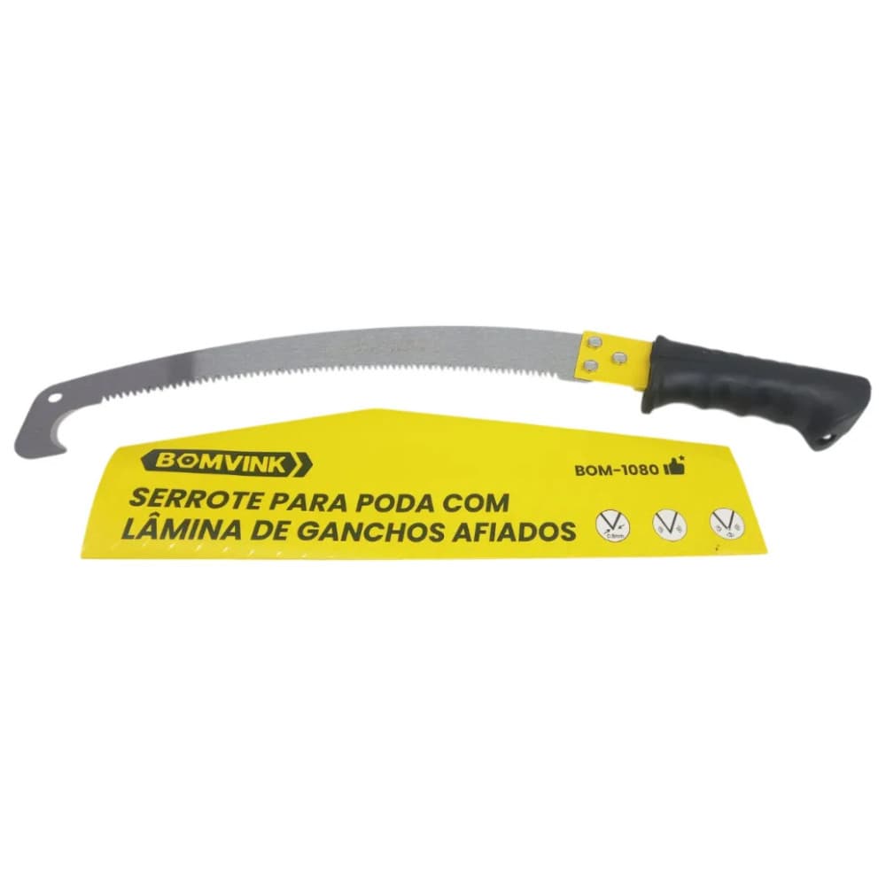 Serrote De Poda Podador Corte Galhos Madeira 350mm 14 Pol
