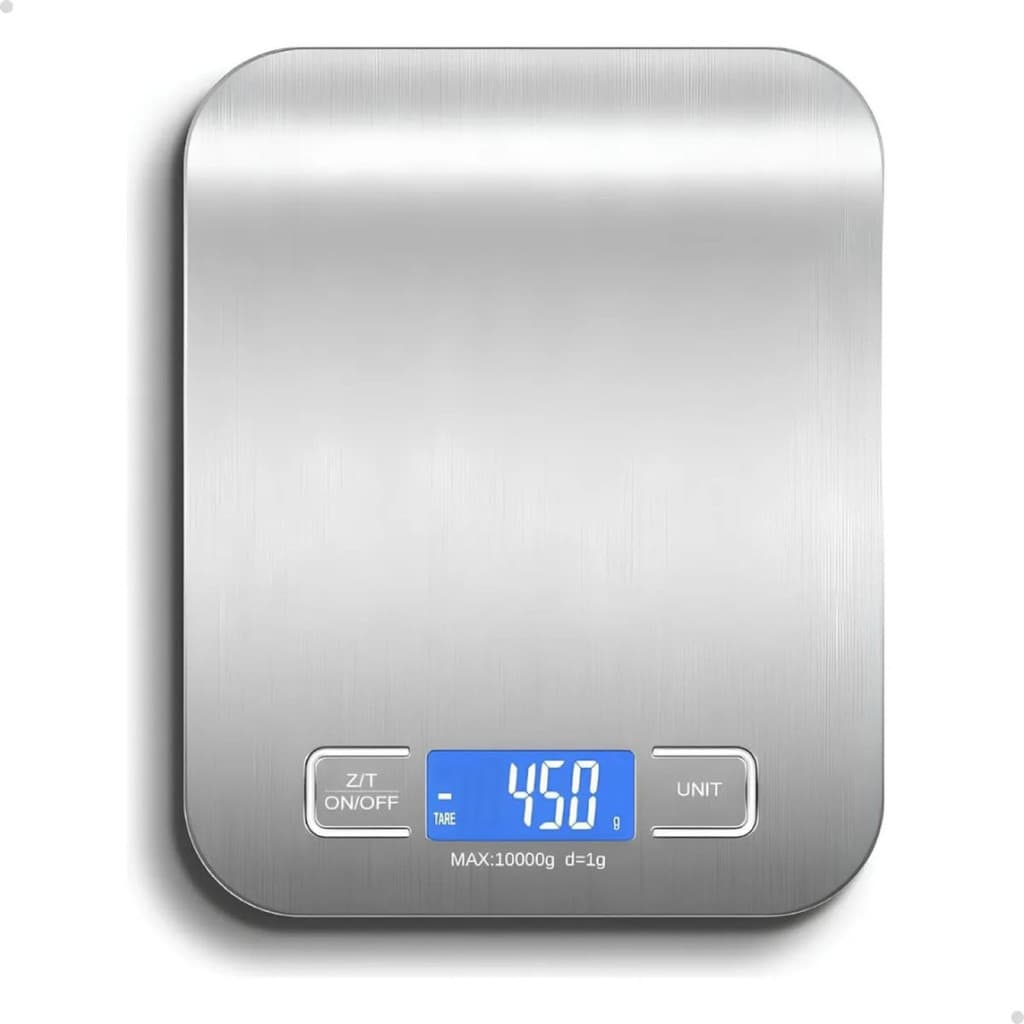 Balança Digital Cozinha Inox Até 10Kg Alta Precisão