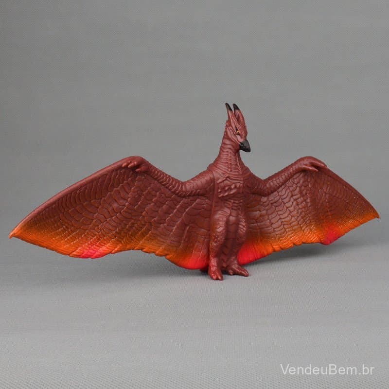 Brinquedo do monstro Godzilla da Rayton - modelo de plástico macio, 13,5 cm de altura, 34 cm de comprimento, 125 gramas