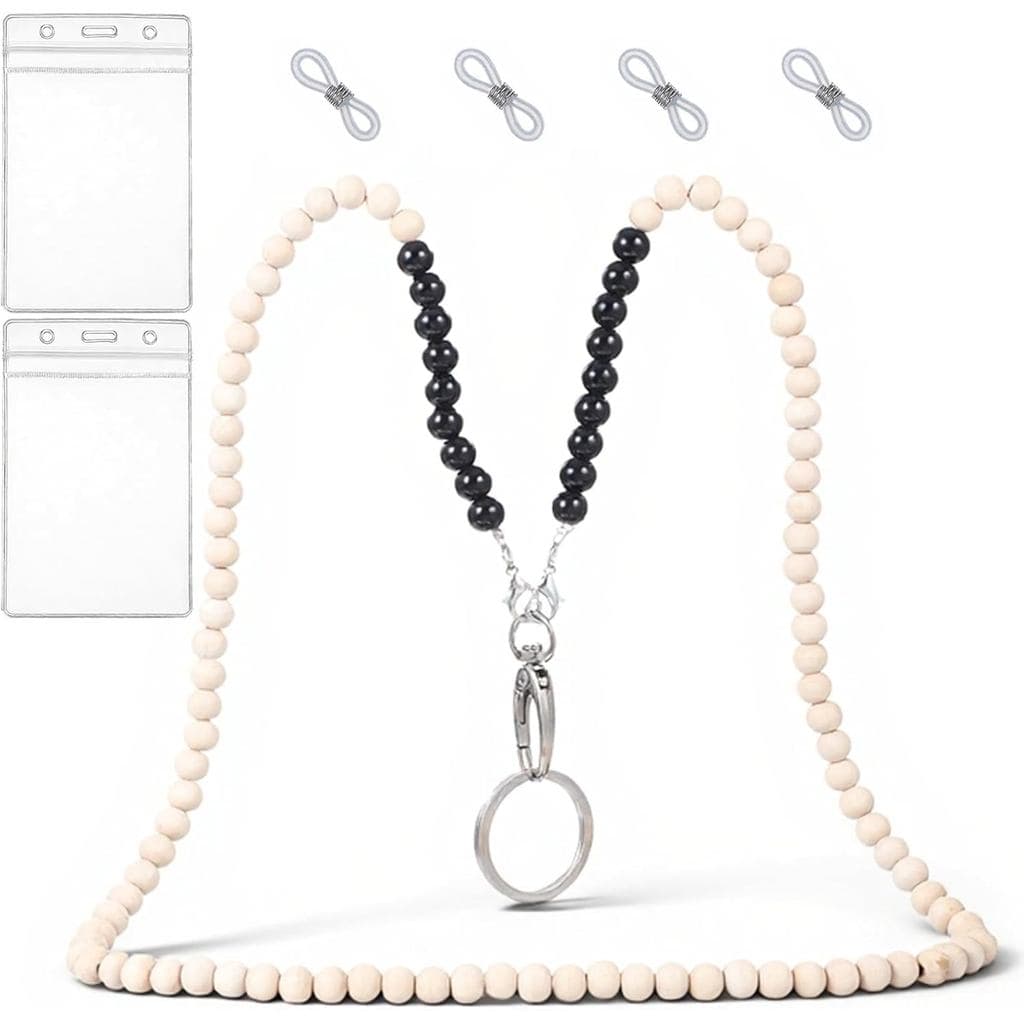 Cordão para Professores com Porta-Crachá, Cordões com Contas, Cordões para Chaves e Crachás de Identificação, Cordão de
