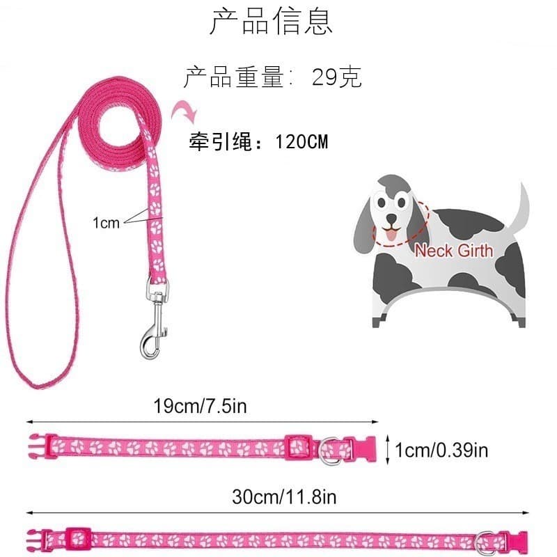 Coleira para cães e gatos com coleira para passear com cães andando e gatos