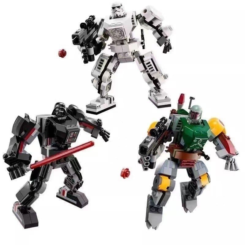 Robô Transformador Compatível com Blocos Lego Star Wars Ninja Brinquedos Educativos para Crianças