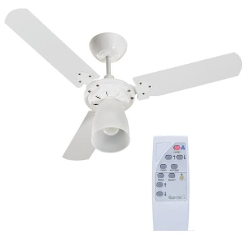 Ventilador Marbella 3p New Branco 127v Com Controle Remoto