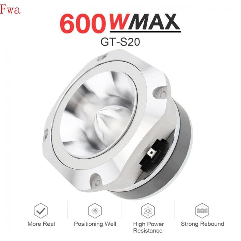 Fwa 600W 4 Polegada Potência Cúpula Bobina Alto-Falante Super Som Claro Fácil Instalação Áudio Do Carro