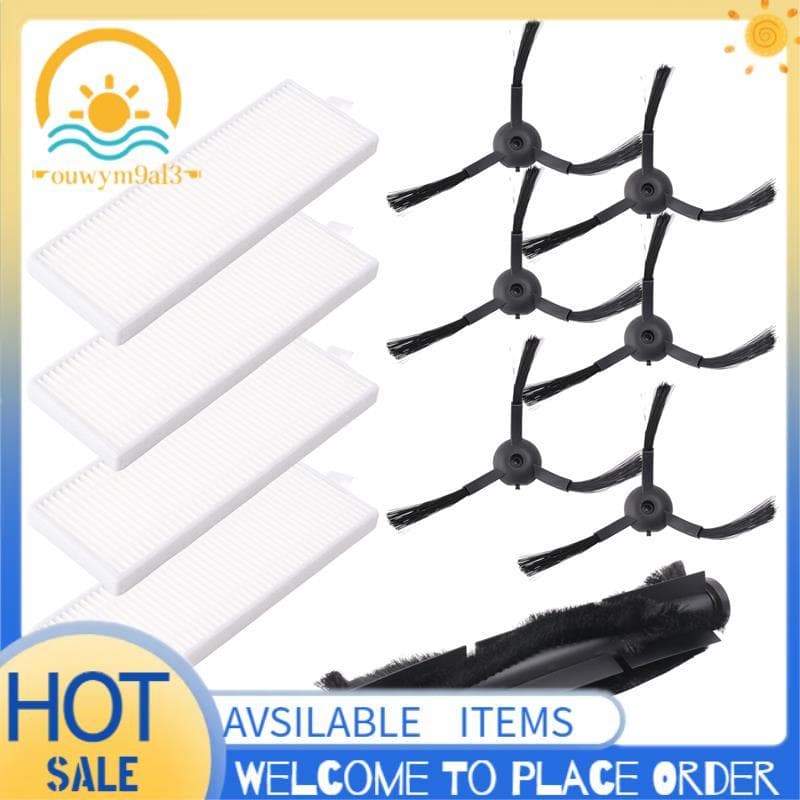 Para 360 Robô Aspirador De Pó S10 X100 Max Peças Reposição Acessórios Escova Principal Lateral Filtro Hepa