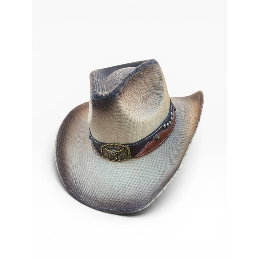 Chapéu Cowboy Texano Unissex Palha Cordao de Ajuste Aba Larga Country Rodeio Cavalgada Festa Ocidental