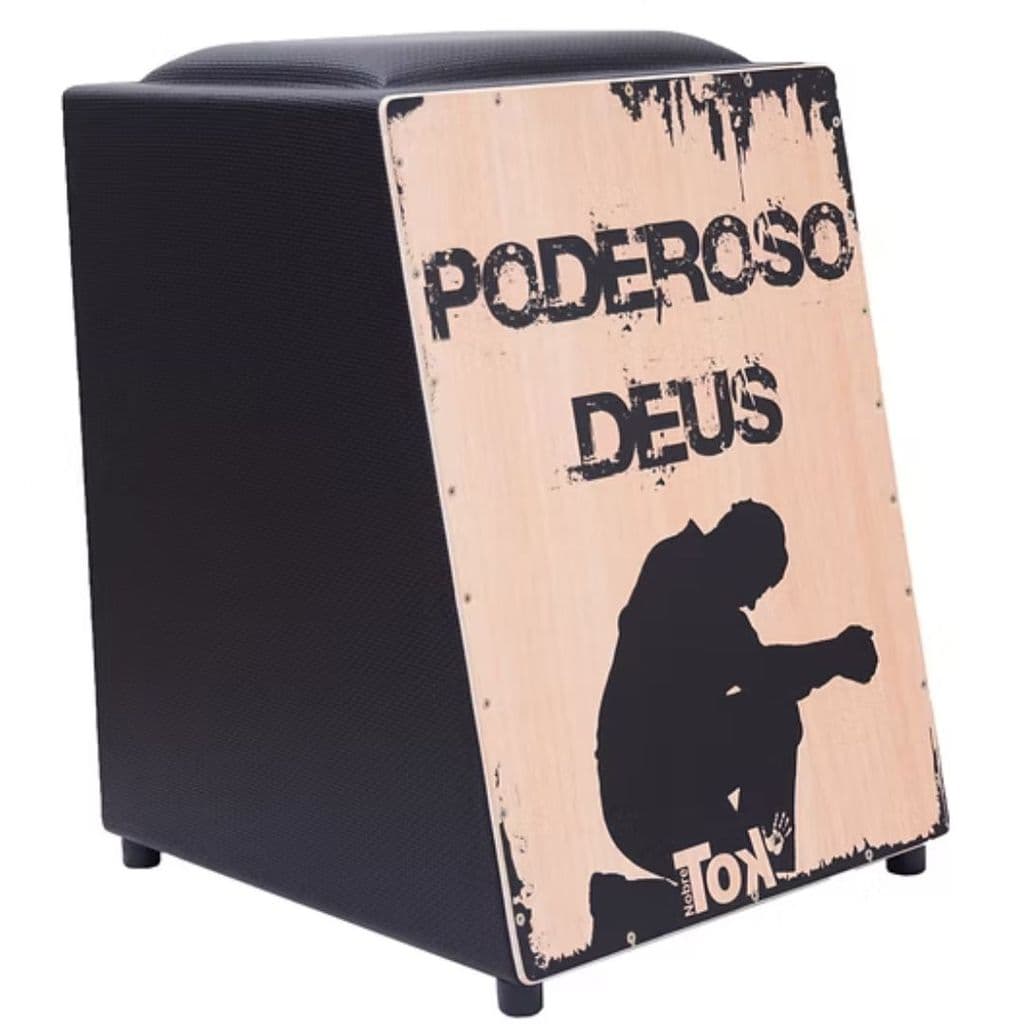Cajón Elétrico Super Luxo Poderoso Deus Com Bongô Embutido Tok 218