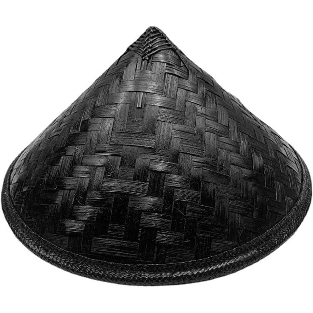 Chapéu de Rattan Trançado, Chapéu Cônico de Praia para Adultos e Adolescentes, Chapéu Protetor Solar para Atividades ao