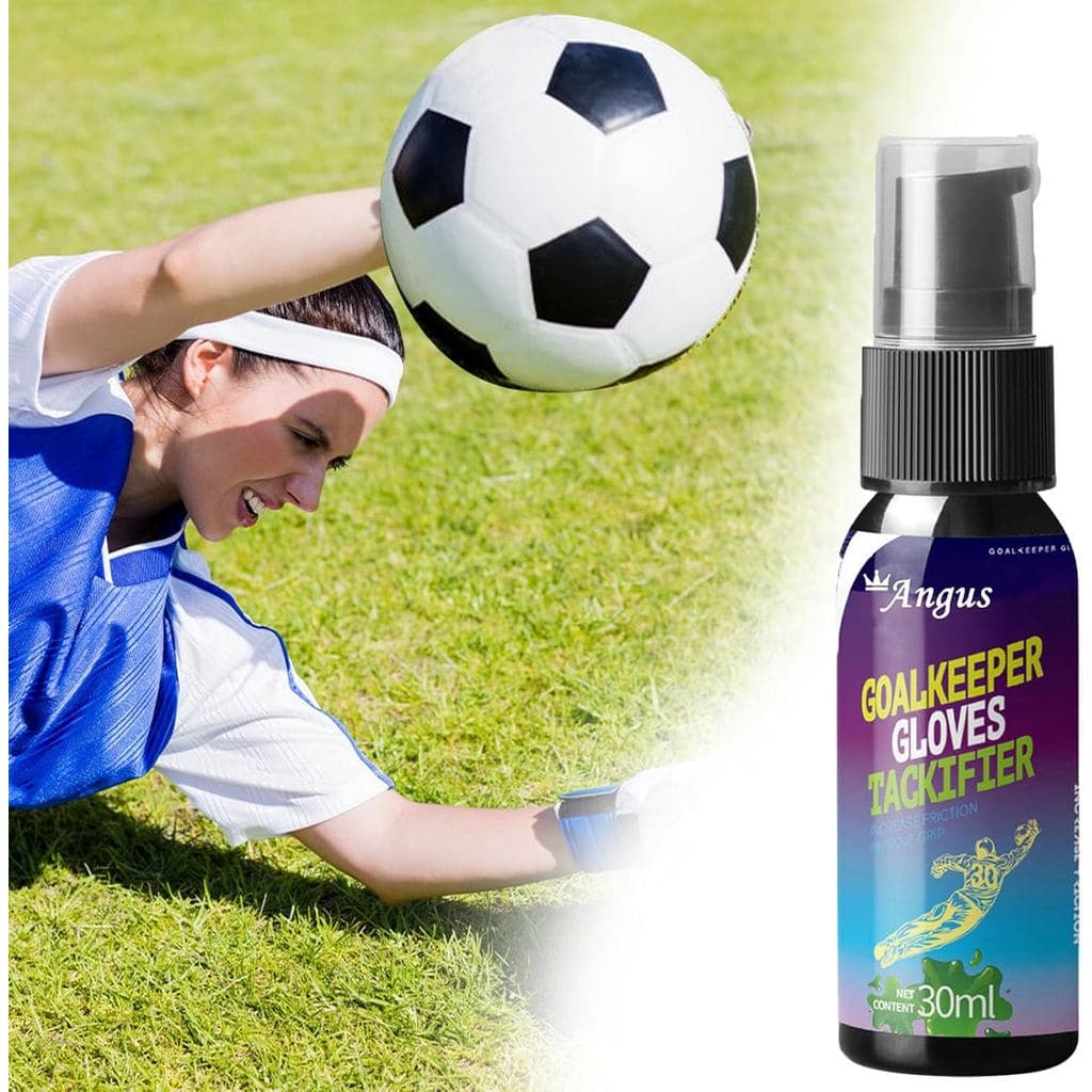 Spray Antiderrapante para Goleiro, Spray Multifuncional para Aumento de Aderência das Luvas de Goleiro, Spray para Luvas