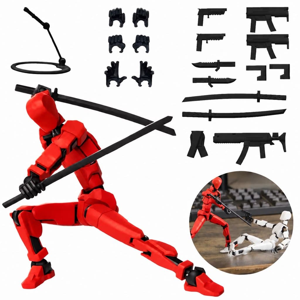 Boneco Dummy 13 Articulado Kit 3D Presente Criativo Crianças Artistas Anatomia Stop Brinquedo