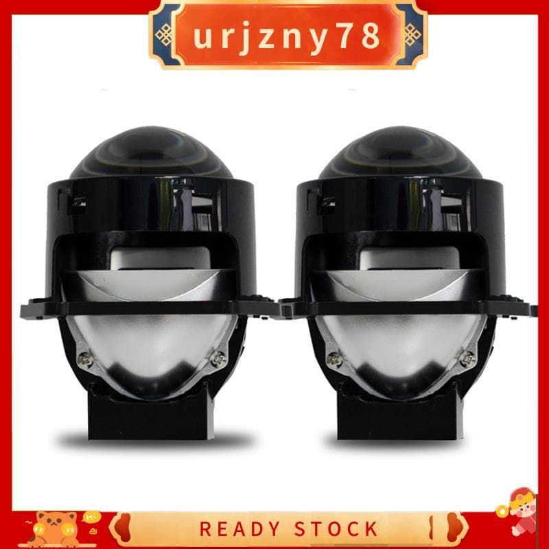 Para Modelos De Carros Universais Compatíveis-2 Unidades De Faróis De Projetor Bi LED De 3 Polegadas 120 W Com Alto Bril