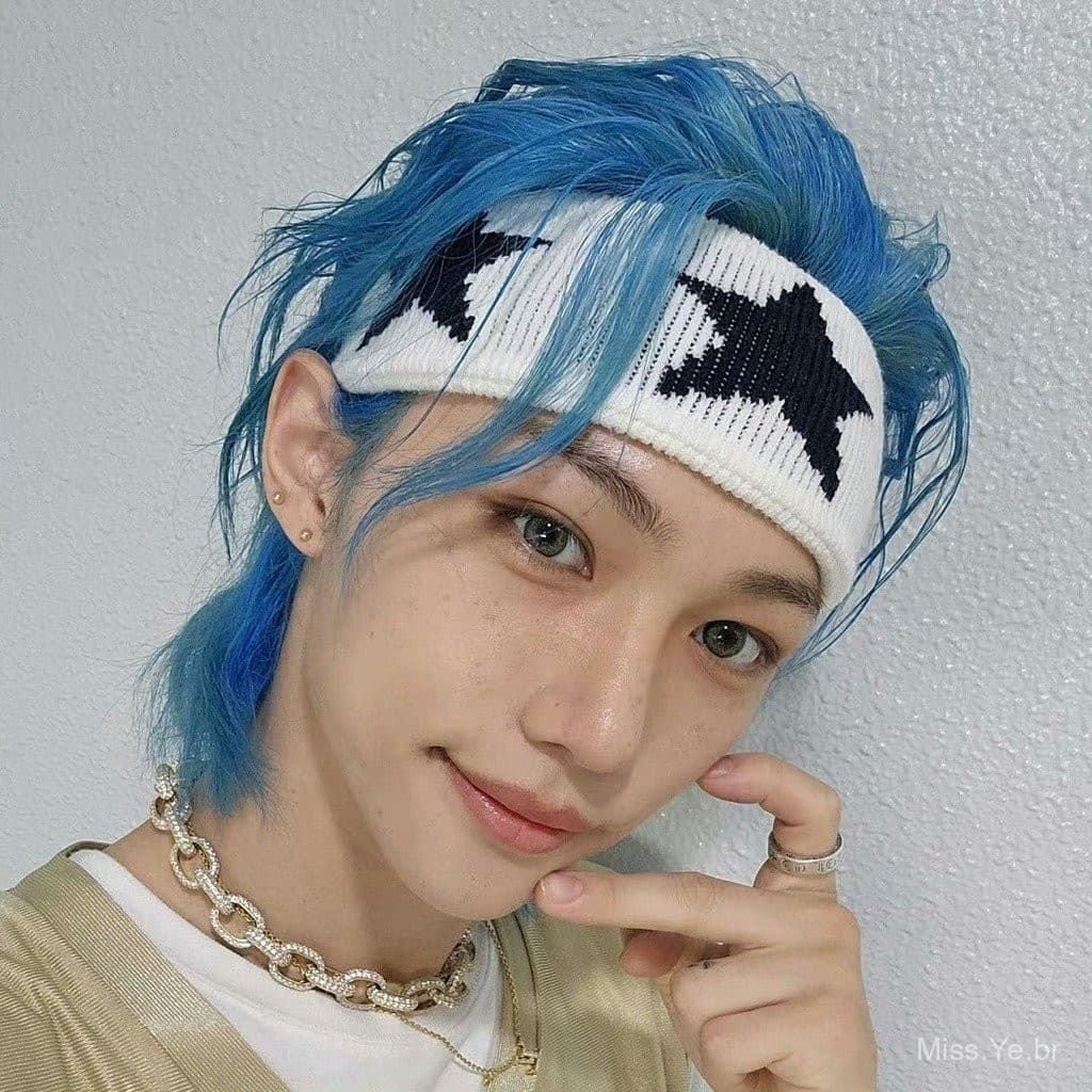 Kpop Straykids 5star Dome Tour Tiara em Forma de Estrela de Cinco Pontas FELIX Lee Meet Head HW41