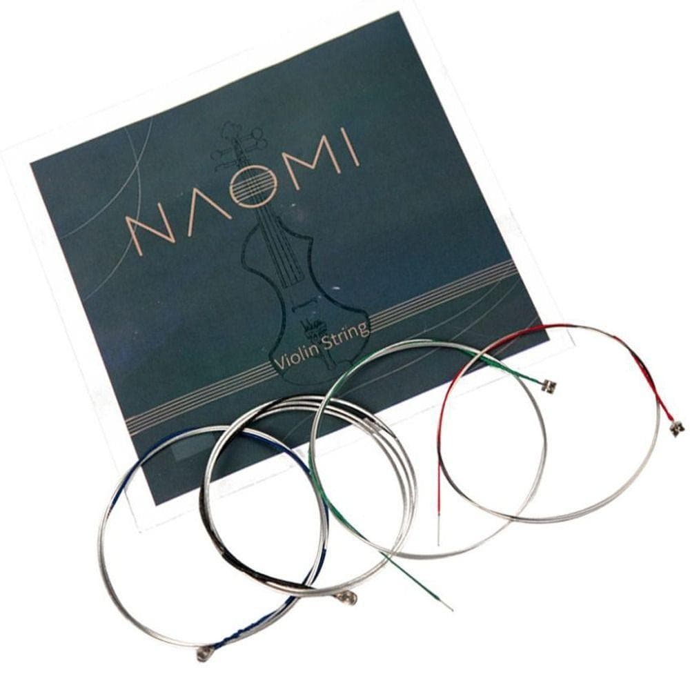 QENVXDAN 1 Conjunto De Cordas Para Violino , Gda E De Substituição Naomi , 4/4 3/4 1/2 1 8