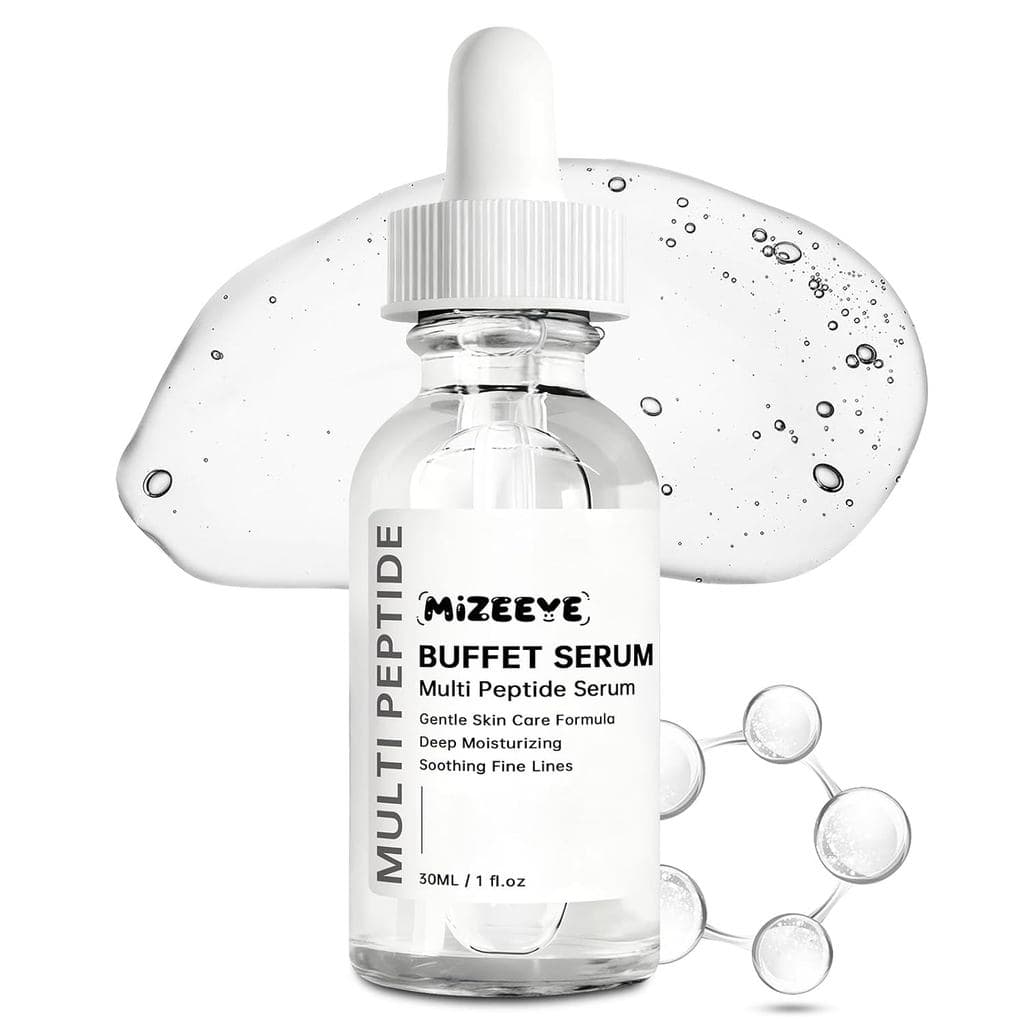 Sérum Facial Buffet Peptides 30ml, Multi Peptídeos + Ácido Hialurônico + Aminoácidos + Ácido Lático, Sérum Anti-Envelhec