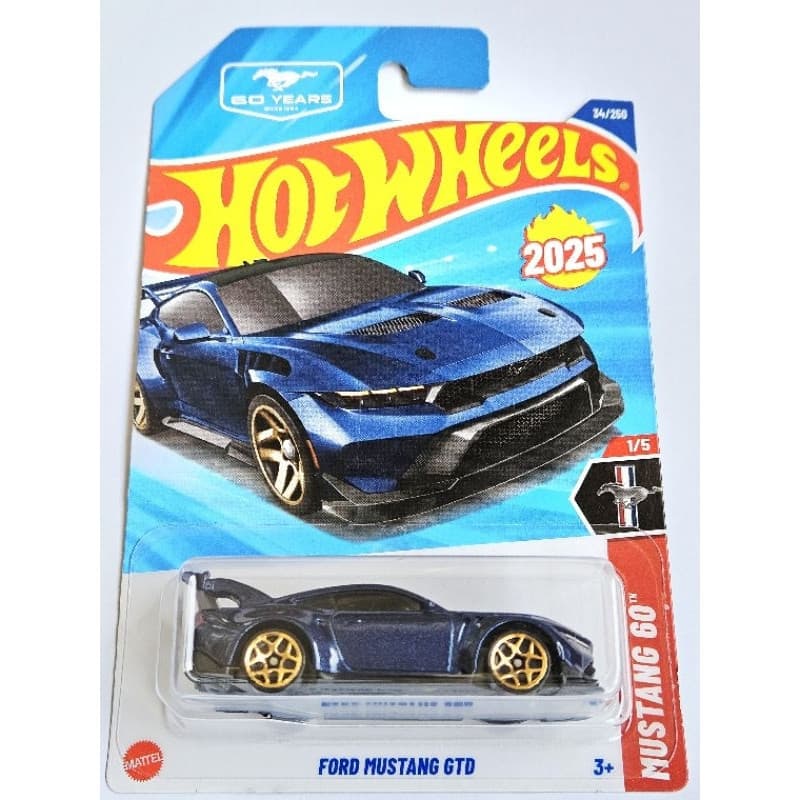 Hot Wheels Mustang 60 Anos Ford Mustang GTD Lote P 2025