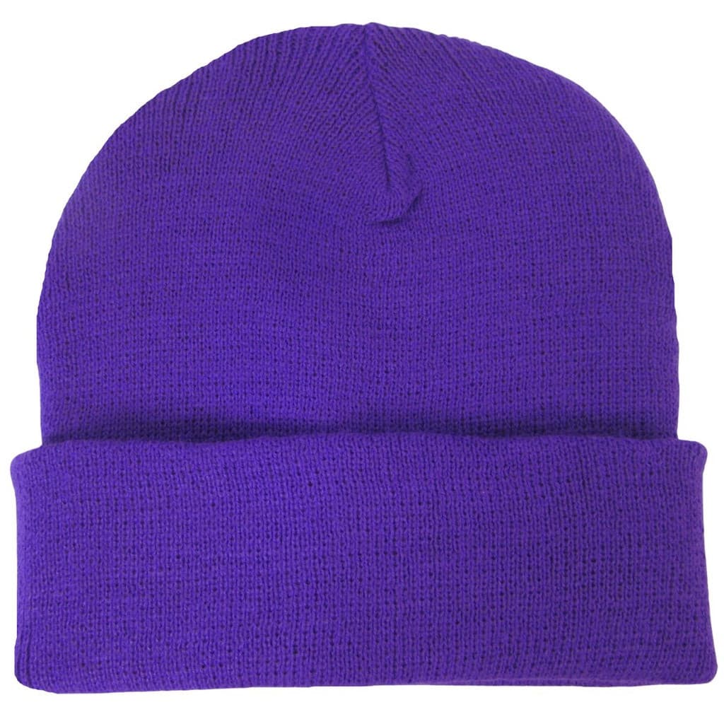 Gorro Touca Estilo Beanie Unisex Lisa tamanho único cor Roxo