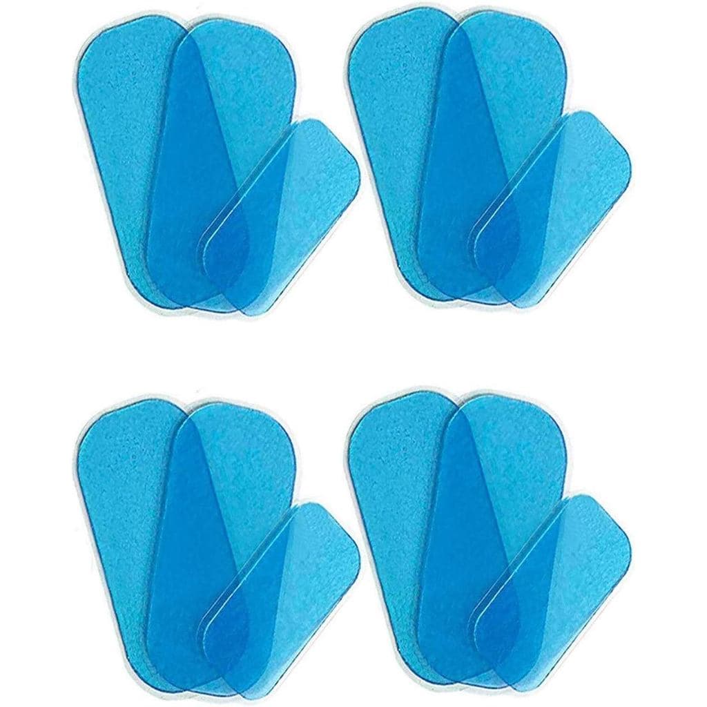 12 peças de almofadas de gel de reposição para o treinador de glúteos EMS ABS, folhas de gel de reposição para massagem