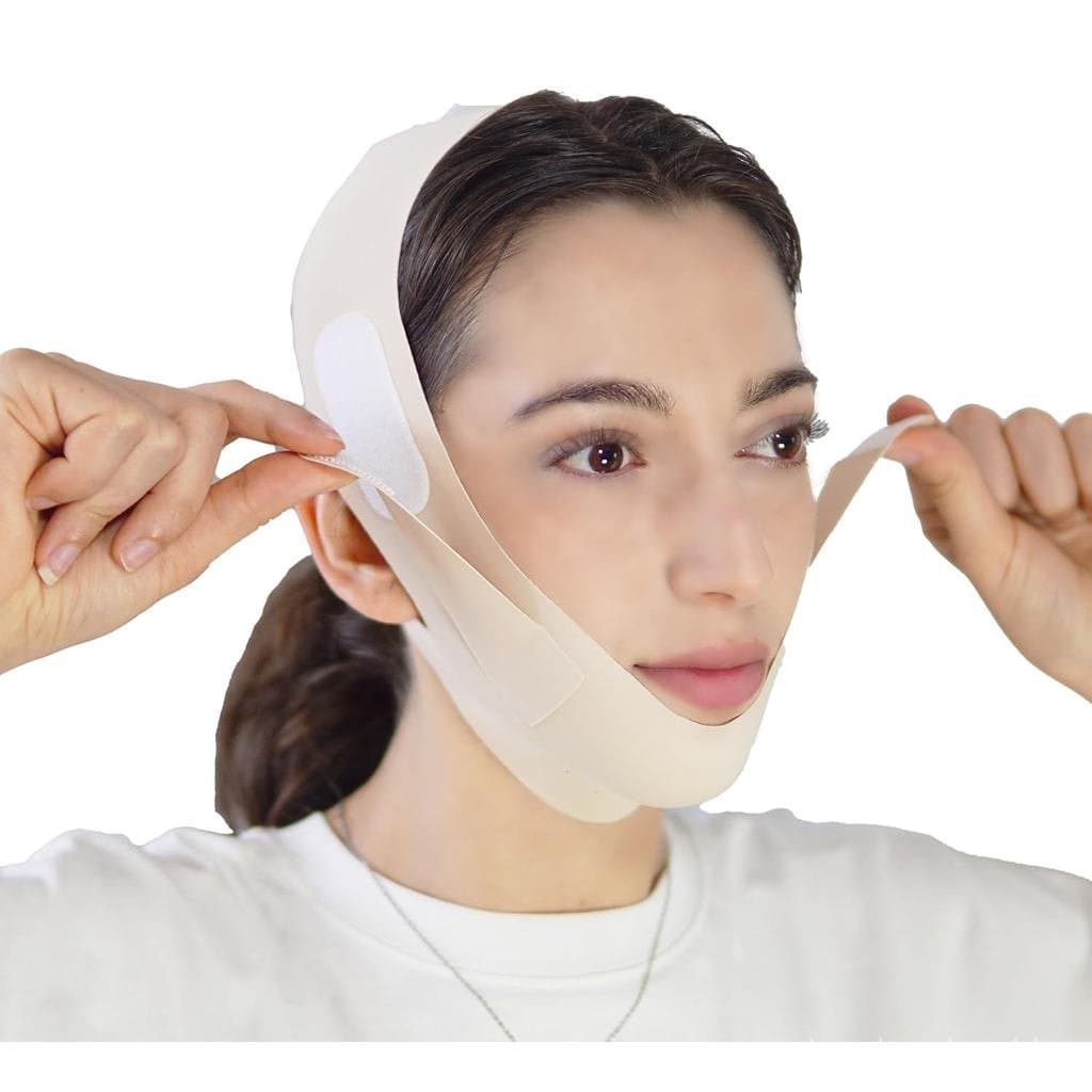 Máscara de Lifting Facial em V, Faixa de Queixo para Dormir, Faixa de Lifting Facial, Faixa de Queixo, Máscara em V, Mod