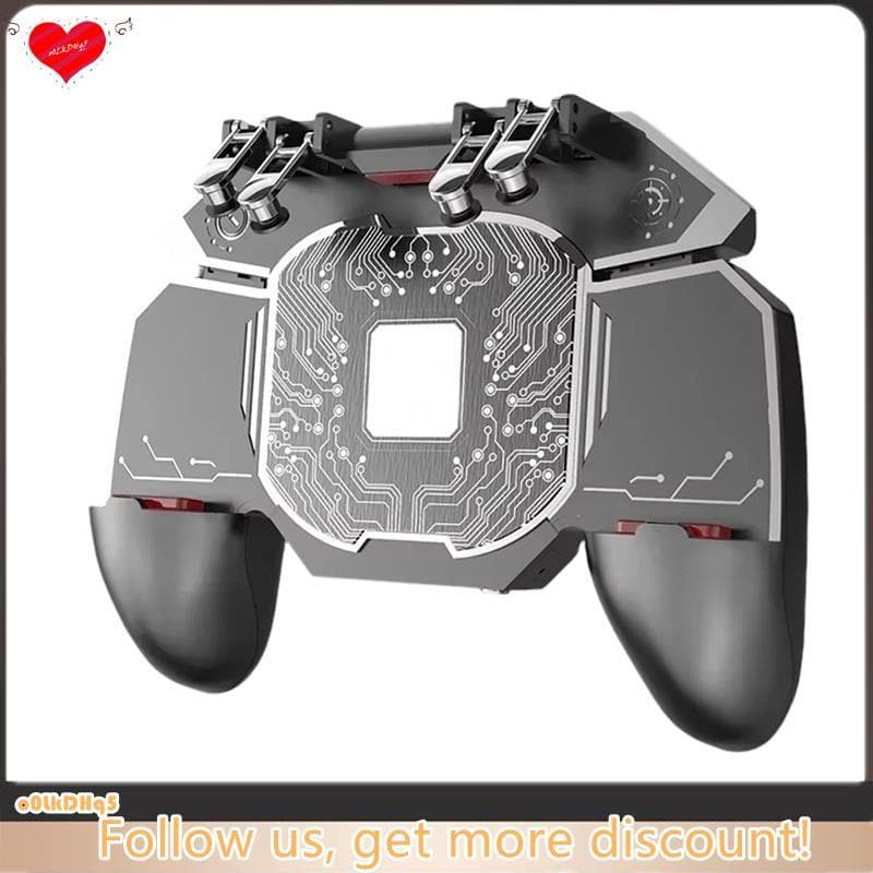 DL100 Controlador De Joysticks Para Gamepad De 6 Dedos Celular Com Ventilador De Resfriamento De Radiador Semicondutor A