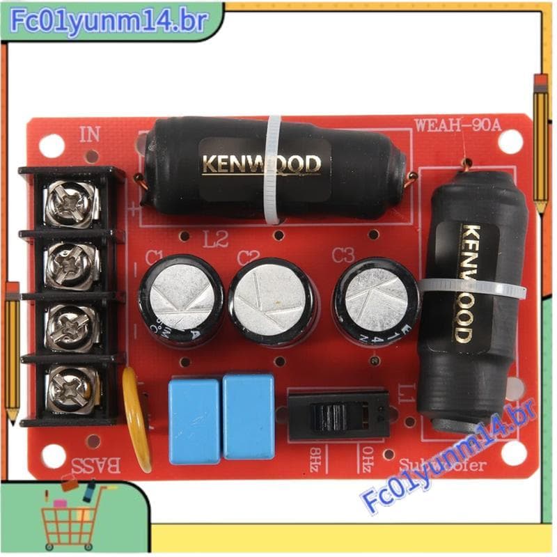 200W 40Hz-400Hz Alto-Falante Subwoofer Divisor De Freqüência Home Theater Alta Fidelidade Estéreo DIY Carro Áudio Woofer