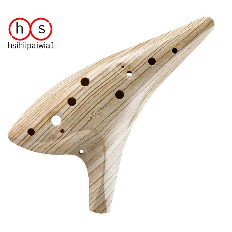 12 Buracos Alto C Ocarina Grão De Madeira Ocarinas AC Tuning Instrumento Musical Para Iniciantes . hsihiipaiwia1vn