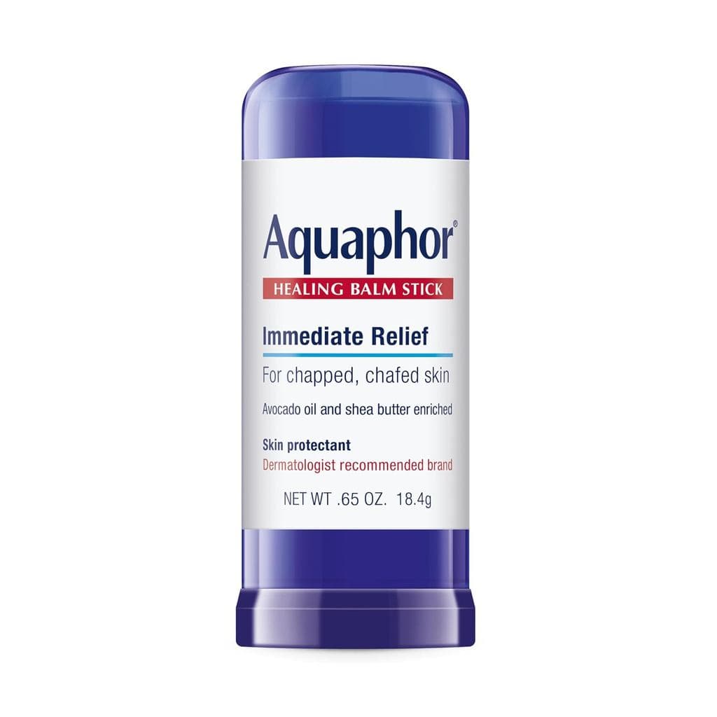 Bálsamo Curativo Aquaphor em Bastão, Protetor de Pele, 0,65 OZ |   Bálsamo Corporal Protetor com Óleo de Abacate e Mante