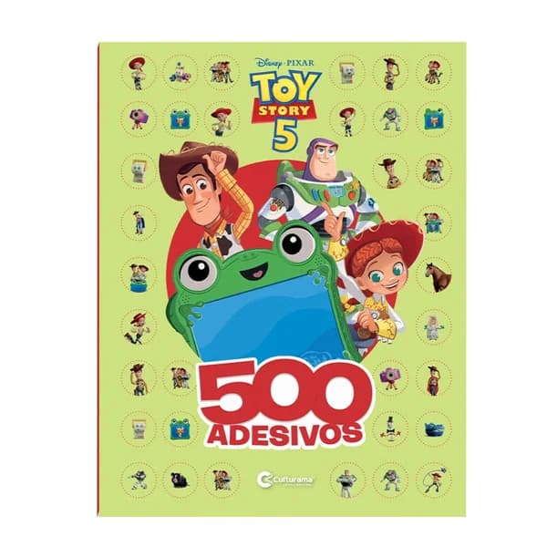 Livro com Adesivos Toy Story