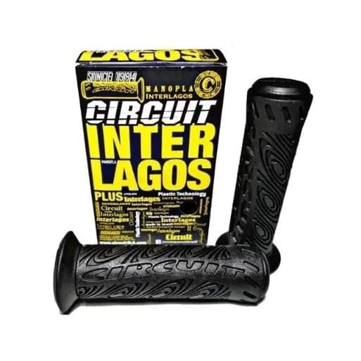 Par de Manopla Profissional Punho Circuit Interlagos Plus Antiderrapante para Bike Moto Motocross