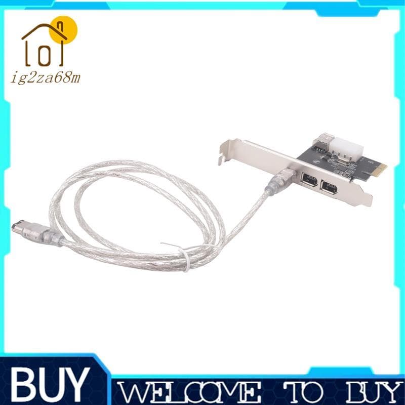 Placa De Captura De Vídeo PCI-E 1X 1394 4 Portas DV HD Firewire 800/400/200/100Mbps Suporta Troca Quente Para Desktop