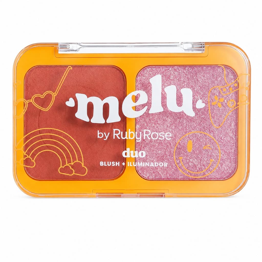Ruby Rose Melu Paleta Duo Blush E Ilum. Last Dance 2-potion/ Last Dance