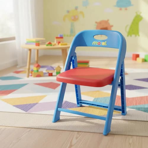 Cadeirinha Dobrável Infantil Azul - Maral Azul
