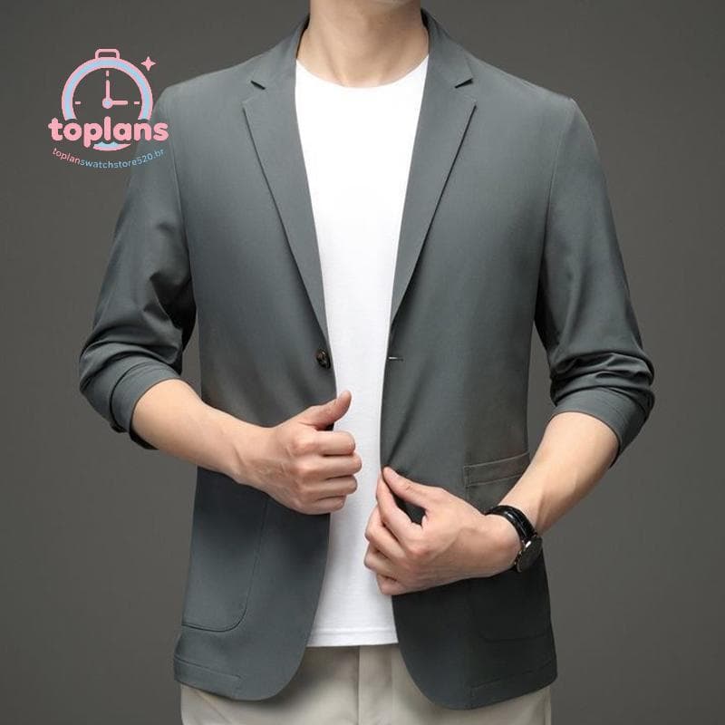 TOPLA Novo Outono Masculino Simples Terno Jaet Negócios Casual E Versátil Bla Blazer