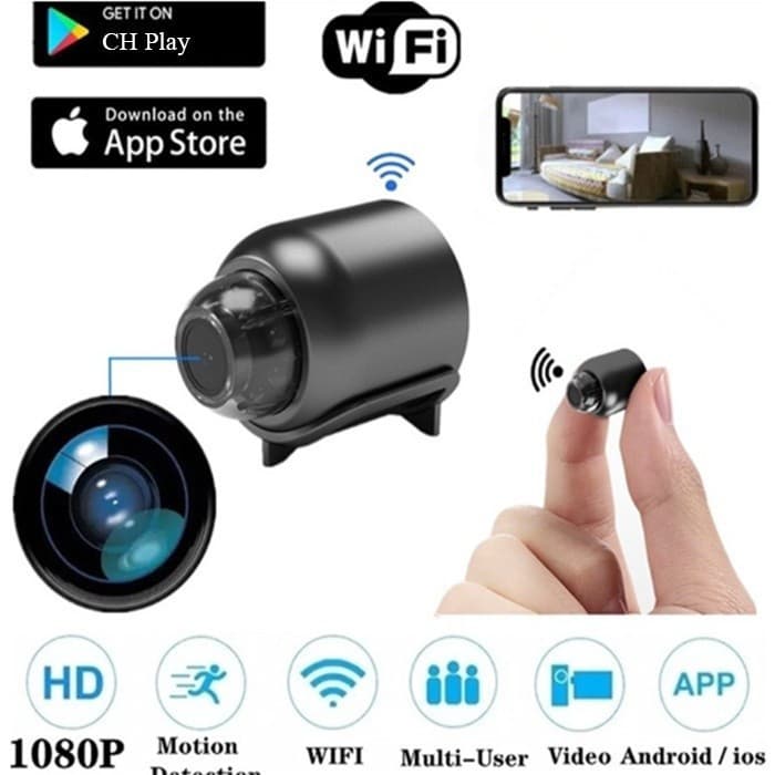 X5/A9 Mini Câmera Sem Fio WiFi 1080P CCTV Câmera