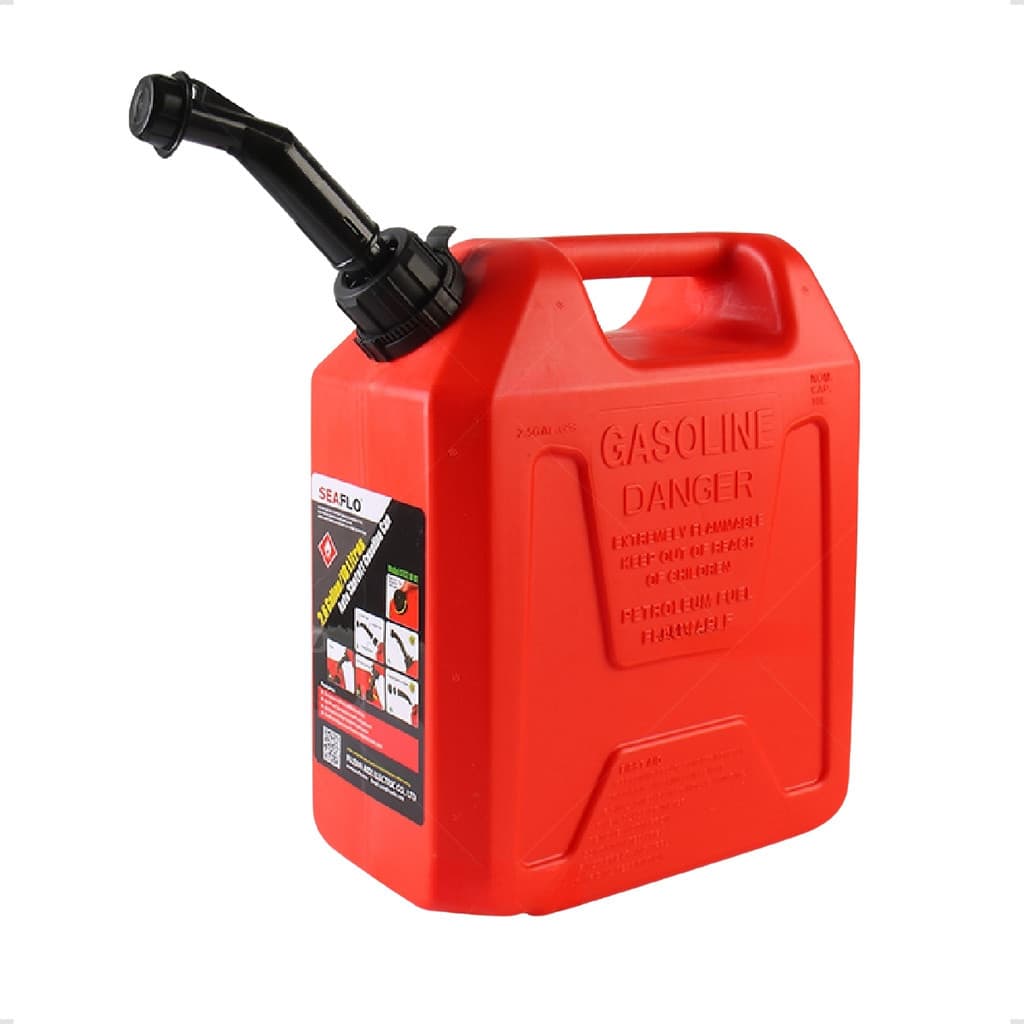 Tanque De Casolina 2,6 Gal 10 Litros Vermelho C/ Bico Seaflo
