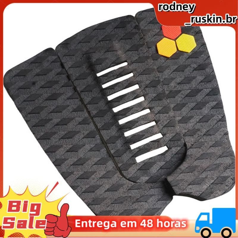 Almofada De Tração Para Prancha De Surf , Almofadas Deck De 3 Peças De EVA Skimboards , Pranchas Cauda Peixe