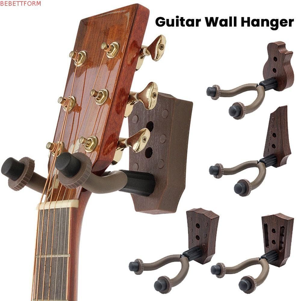 BEBETTFORM Cabide De Parede Para Guitarra , Gancho De Antiderrapante De Metal , Ukulele De Montagem Na De Alta Qualidade