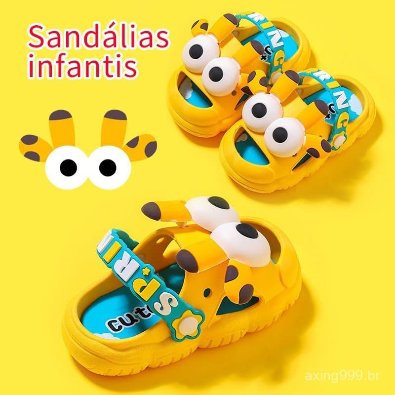 Sandálias infantis 2025 Summer Beach Sandals Meninos Meninas Light Soft