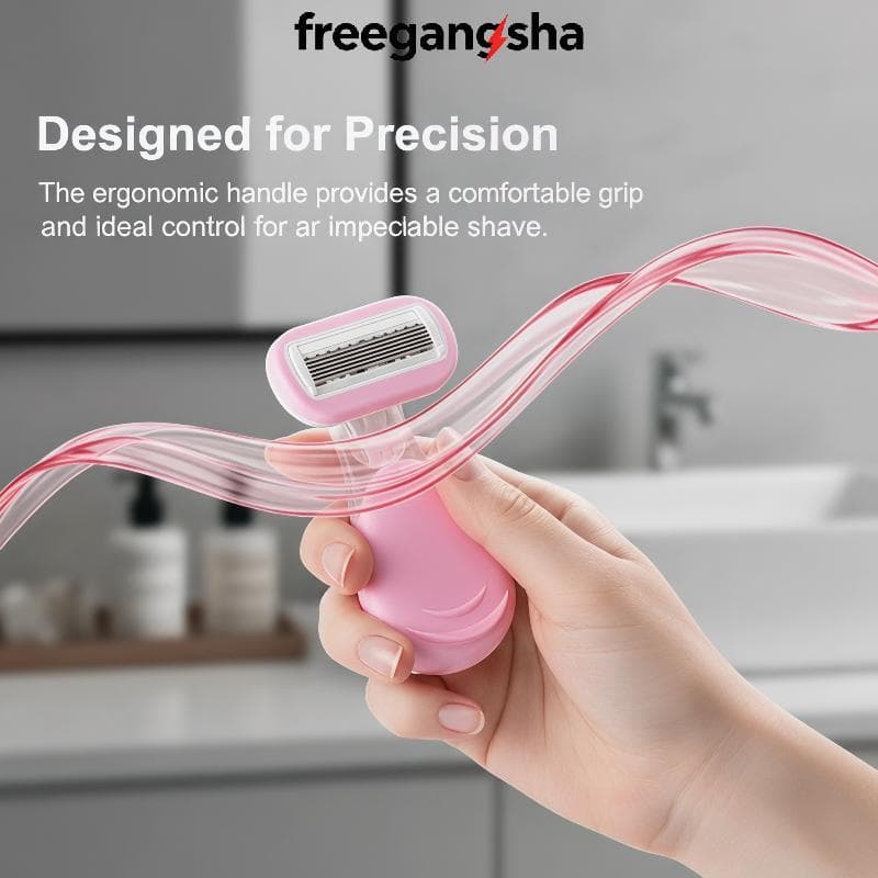 [FRE] Barbeador Manual Feminino , Ferramenta de Barbear Para Rosto , Axila , Perna , Cabelo Corporal , Com Rede Protetor