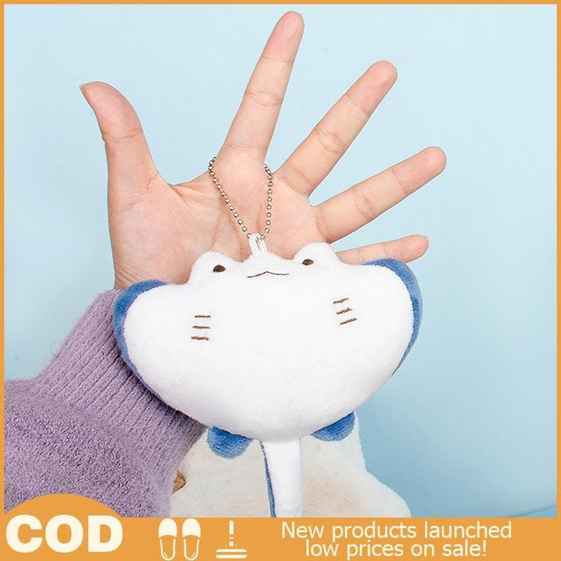 Quente > 1PC Dos Desenhos Animados Animal Marinho Diabo Raios Boneca Brinquedo De Pelúcia Ornamento Manta Ray Chaveiro P