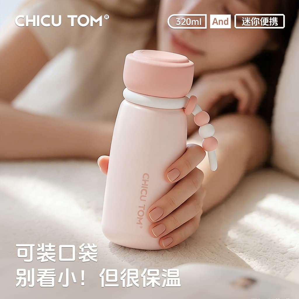Moc copo térmico meninas 316 aço inoxidável Mini bolso copo de água alto valor 2025 novo estilo pequeno copo portátil