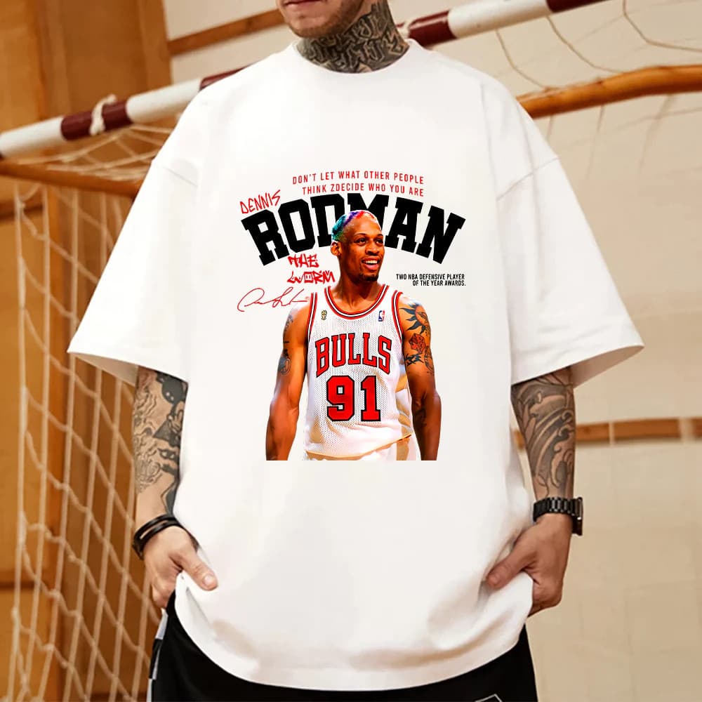 Camisa 100%algodao  Rodman Assinatura Unissex