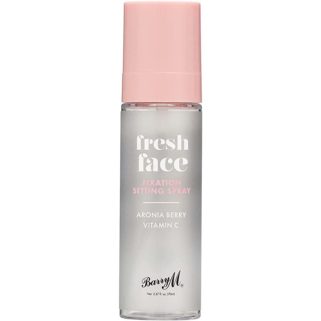 Spray Fixador de Maquiagem Barry M, Longa Duração, Enriquecido com Extrato de Aronia e Vitamina C, Transparente