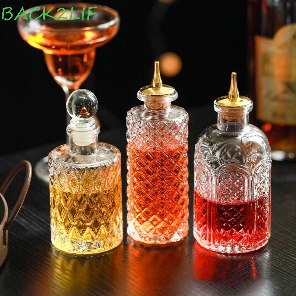 Garrafa BACK2LIF De Amargo , De Bartender Estilo Japonês Vintage Vedação Multifuncional De Luxo