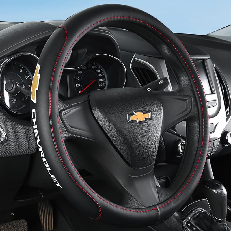 Capa de volante em PU adequada para Chevrolet Mai Rui Bao XL Explorer Cruze Trailblazer Kovoz Volando Chuangku